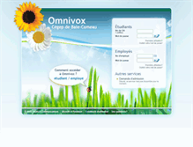 Tablet Screenshot of cegep-baie-comeau-estd.omnivox.ca