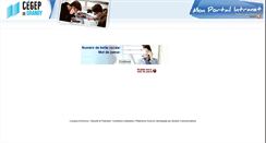 Desktop Screenshot of cegepgranby-messagerie.omnivox.ca