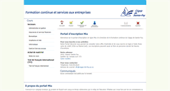 Desktop Screenshot of cegep-ste-foy-dfc.omnivox.ca