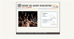 Desktop Screenshot of cegepsth.omnivox.ca