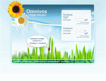 Tablet Screenshot of collegeahuntsic.omnivox.ca