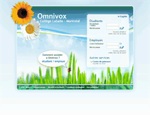 Tablet Screenshot of collegelasalle-estd.omnivox.ca
