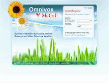 Tablet Screenshot of mcgill.omnivox.ca