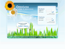 Tablet Screenshot of cmaisonneuve.omnivox.ca